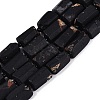 Natural Black Tourmaline Beads Strands G-N362-08A-01-2