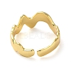 Brass Open Cuff Rings RJEW-K266-11G-3