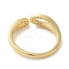 Brass Micro Pave Cubic Zirconia Rings for Women RJEW-E295-26G-3