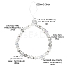Rondelle Glass & Polymer Clay Rhinestone Beads Phone Hand Strap Chains HJEW-YW0001-05D-4