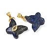 Dyed Natural Lapis Lazuli Pendants GG-CBA19F2-01G-09-2