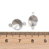 304 Stainless Steel Connector Charms STAS-B108-02P-01-4