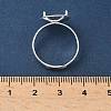 Adjustable Brass 4 Prong Ring Settings KK-K414-04C-S-3