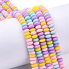 Handmade Polymer Clay Beads Strands X-CLAY-N008-008M-1