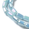Electroplate Glass Beads Strands EGLA-D031-01-09-3