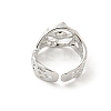 Brass Open Cuff Ring Settings LS-KK-G518-08P-01-3