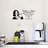 Rectangle with Word PVC Wall Stickers DIY-WH0228-136-2