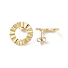 Ion Plating(IP) 304 Stainless Steel Stud Earring Finding EJEW-I285-21G-2