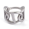 Tarnish Resistant Unisex 304 Stainless Steel Finger Rings RJEW-K233-14-P-1