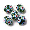 Glass Enamel Beads GLAA-C038-01F-1