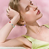 80Pcs 4 Styles Transparent Glass Beads GLAA-TA0003-81-8