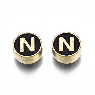 Alloy Enamel Beads ENAM-N052-006-02N-RS-1