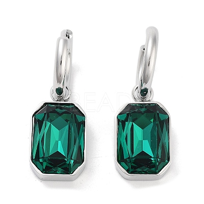 304 Stainless Steel Hoop Earring Hand Polished EJEW-C017-06P-01-1
