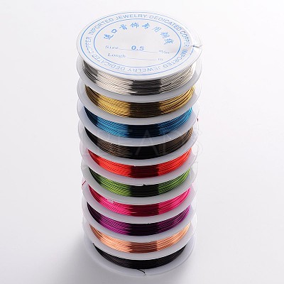 Round Copper Jewelry Wire CWIR-CW0.5mm-1