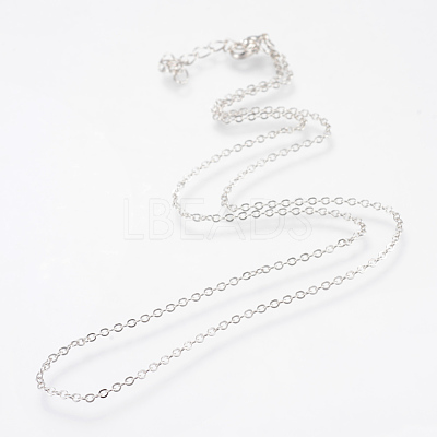 Iron Cable Chains Necklace Making X-MAK-R016-45cm-P-1