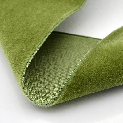 Polyester Velvet Ribbon for Gift Packing and Festival Decoration SRIB-M001-10mm-570-1