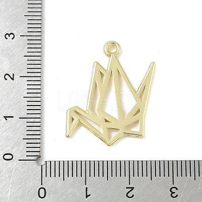 Alloy Open Back Bezel Pendants FIND-L025-07G-1