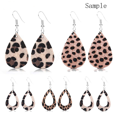 Imitation Leather Big Pendants FIND-N001-06-1
