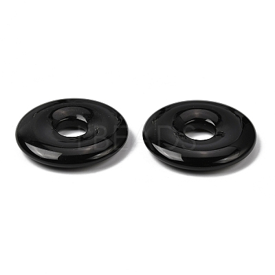 Natural Obsidian Pendants G-A320-01A-20-1
