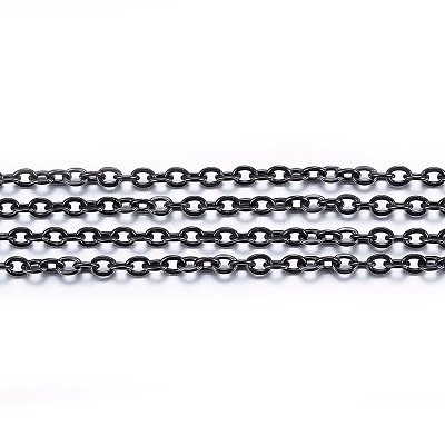 Handmade 304 Stainless Steel Cable Chains STAS-P213-01B-01-1