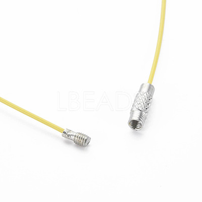Stainless Steel Wire Necklace Cord DIY Jewelry Making TWIR-R003-02-1
