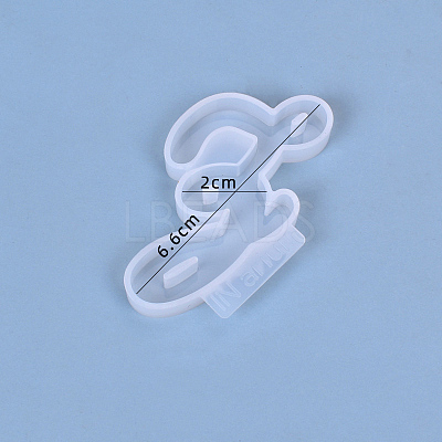 Letter DIY Silicone Molds DIY-I034-08Z-1