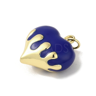 Rack Plating Brass Enamel Pendants KK-S366-05G-05-1