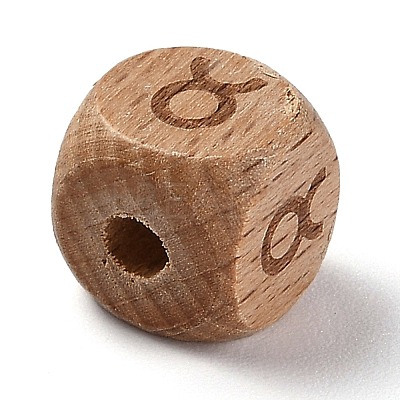 Natural Wood Constellation Beads WOOD-M002-02-1