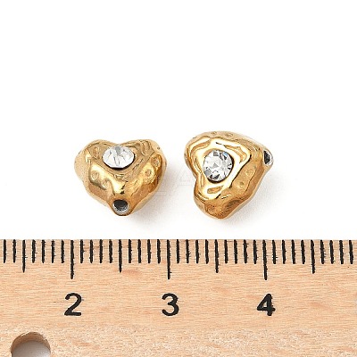 304 Stainless Steel Crystal Rhinestone Beads STAS-U050-01E-G-1