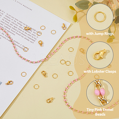 DIY Chain Bracelet Necklace Making Kit DIY-FH0006-16-1