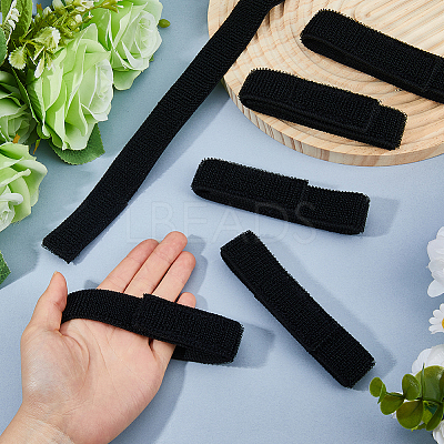 16Pcs Polyester & Nylon Elastic Straps with Hook and Loop Fastener AJEW-FH0007-61A-1