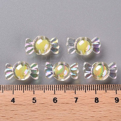 Transparent Acrylic Beads TACR-S152-03B-SS2105-1