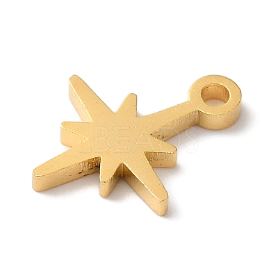 PVD Vacuum Plating 304 Stainless Steel Charms X-STAS-L081-010G-1