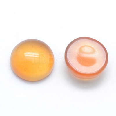 Natural Carnelian Cabochons G-E492-H-03-1