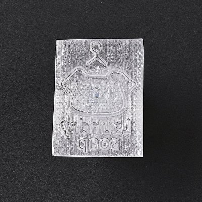 Clear Acrylic Soap Stamps with Big Handles DIY-XCP0003-88A-1