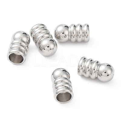 Non-Tarnish 201 Stainless Steel Cord End STAS-P327-02P-1