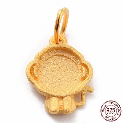 925 Sterling Silver Pendant Cabochon Settings LS-STER-I020-01A-G-1