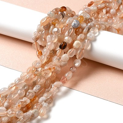 Natural Cherry Blossom Agate Beads Strands G-I351-B07-1