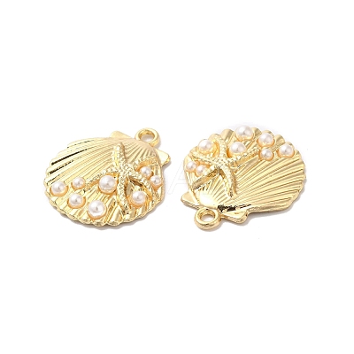 Alloy Enamel Pendants PALLOY-D016-14G-1