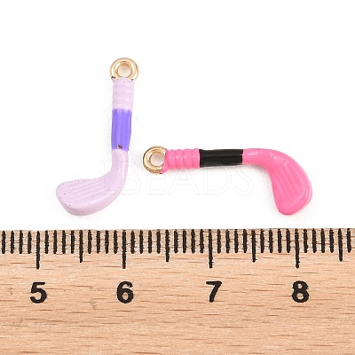 Alloy Enamel Pendants ENAM-D320-04A-1