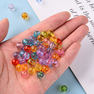 Transparent Acrylic Beads MACR-S370-A8mm-1