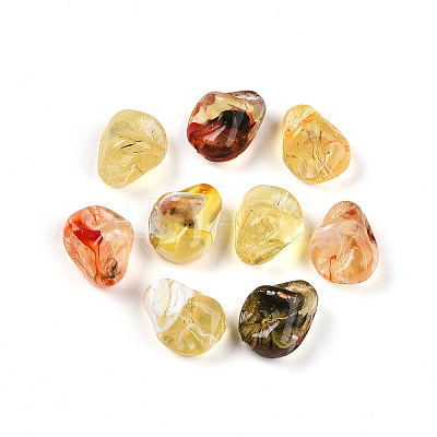 Transparent Acrylic Beads TACR-T028-44F-1