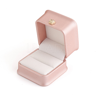 PU Leather Ring Gift Boxes X-LBOX-L005-A01-1