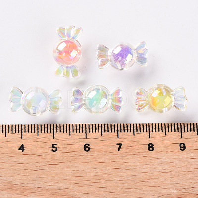 Transparent Acrylic Beads X-TACR-S152-03B-1