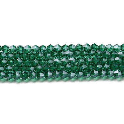 Transparent Electroplate Glass Beads Strands EGLA-A039-T2mm-A10-1