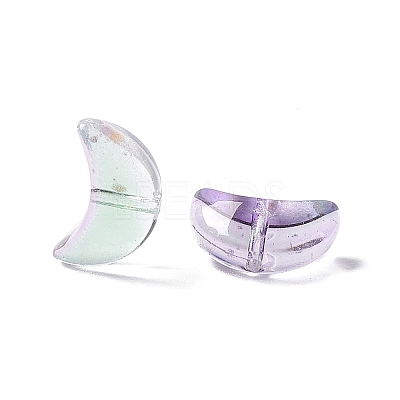 Electroplate Transparent Glass Bead EGLA-H102-07C-1