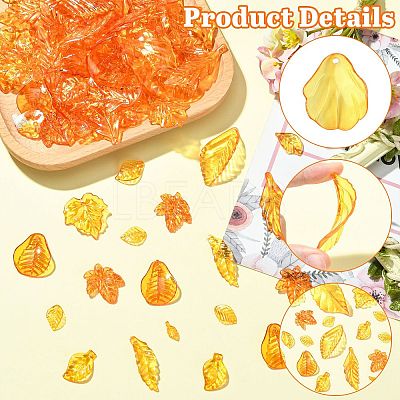 50G Transparent Acrylic Pendants TACR-CJC0005-05-1