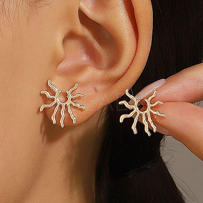 304 Stainless Steel Stud Earrings FS-WG82045-23-1