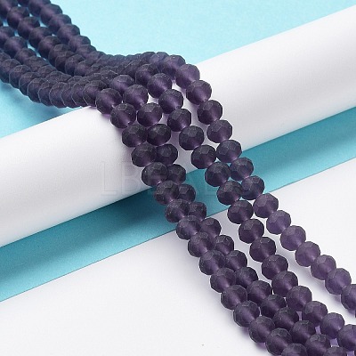 Transparent Glass Beads Strands EGLA-A034-T6mm-MD15-1