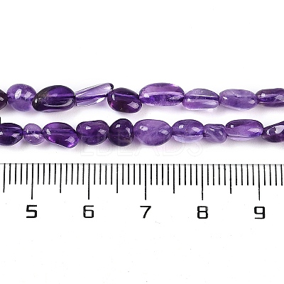 Natural Amethyst Beads Strands G-P497-01B-19-1